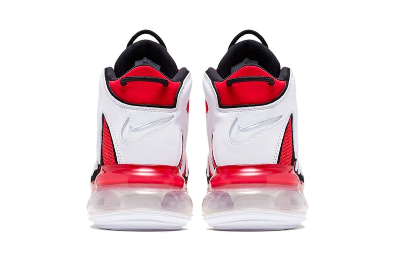 nike uptempo 720 red white black