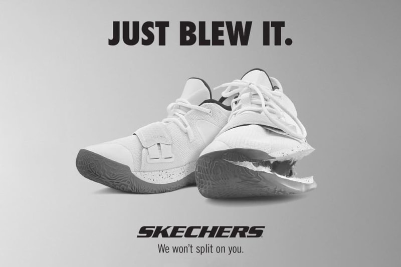 「Just Blew It」－Skechers 公然登報揶揄 Nike！？