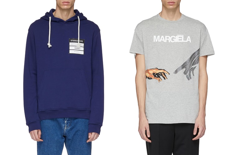 HYPEBEAST 送出 Maison Margiela 全新 Hand Graphic 上衣及 'STEREOTYPE' APPLIQUÉ 連帽衛衣