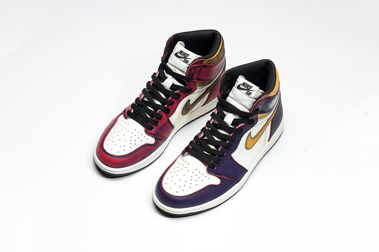 Nike SB x Air Jordan 1「Lakers」中竟然還 