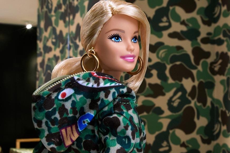 Bape x Mattel Barbie Collaboration Teaser