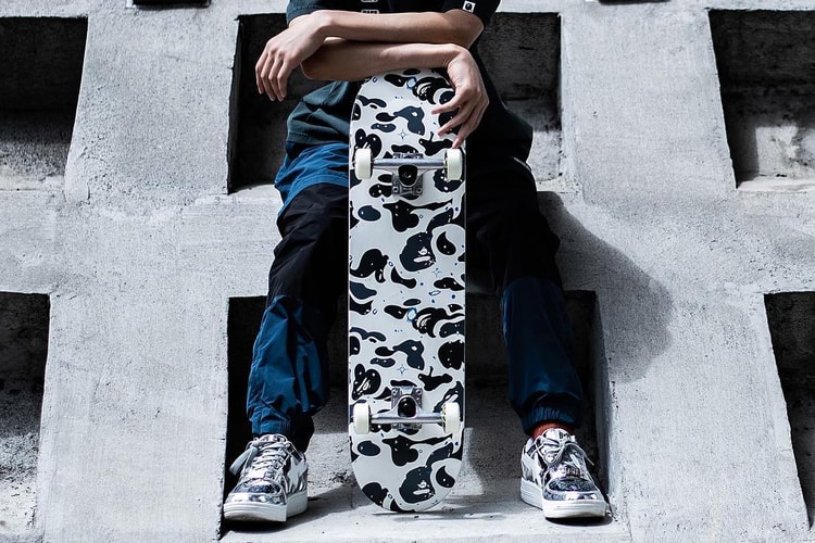 猿滑態度-A BATHING APE® 推出 Space Camo Skateboard