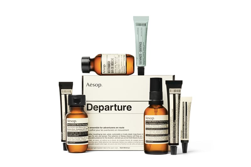 都準備好了－Aesop 推出「Departure」及「Arrival」旅行套裝