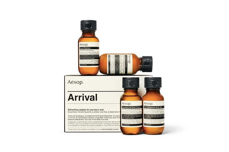 都準備好了－Aesop 推出「Departure」及「Arrival」旅行套裝