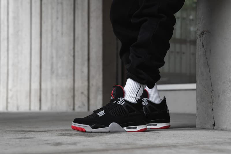 Air Jordan 4 Retro「Bred」最新復刻版本上腳預覽