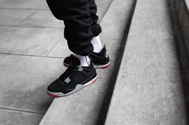 Air Jordan 4 Retro「Bred」最新復刻版本上腳預覽