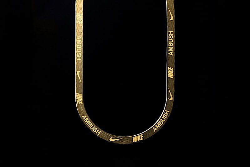 AMBUSH x Nike 全新聯乘 HERRINGBONE NECKLACE 項鍊釋出