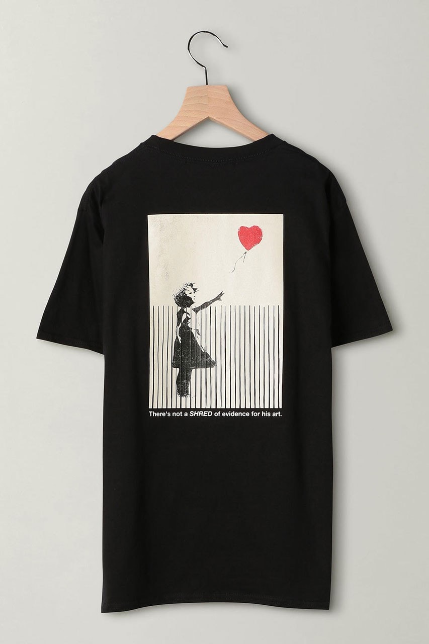 BEAUTY & YOUTH 推出限量 Banksy「Girl with Balloon」T-Shirt