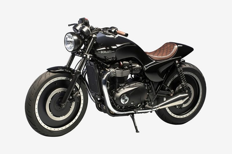 Berluti x Mecatwin 定製 Triumph T120 改裝車型展開拍賣