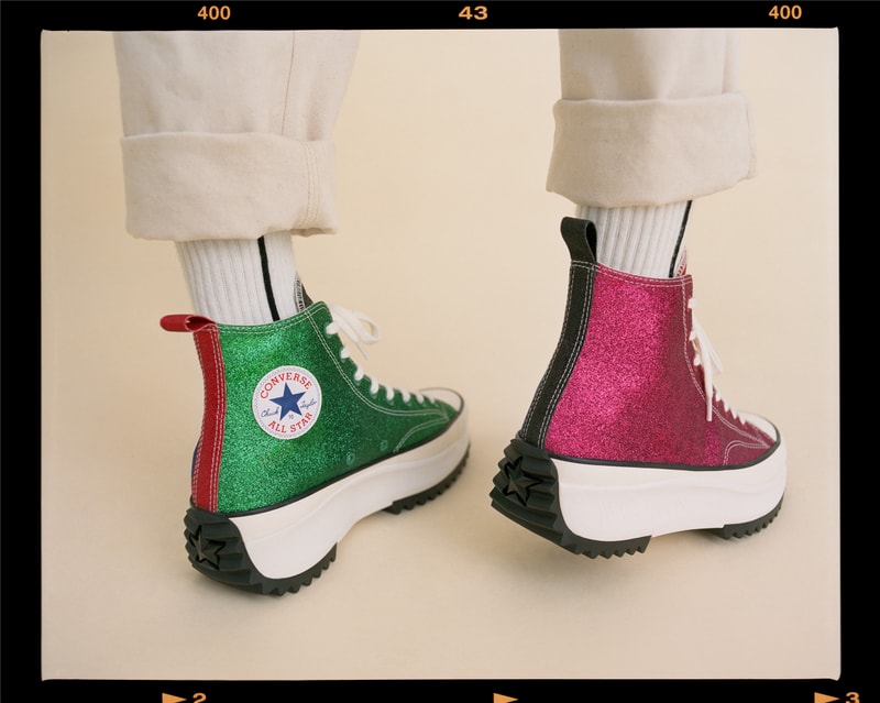 Converse x JW Anderson 全新聯乘 Glitter Chuck 70 及 Run Star Hike 系列正式發佈