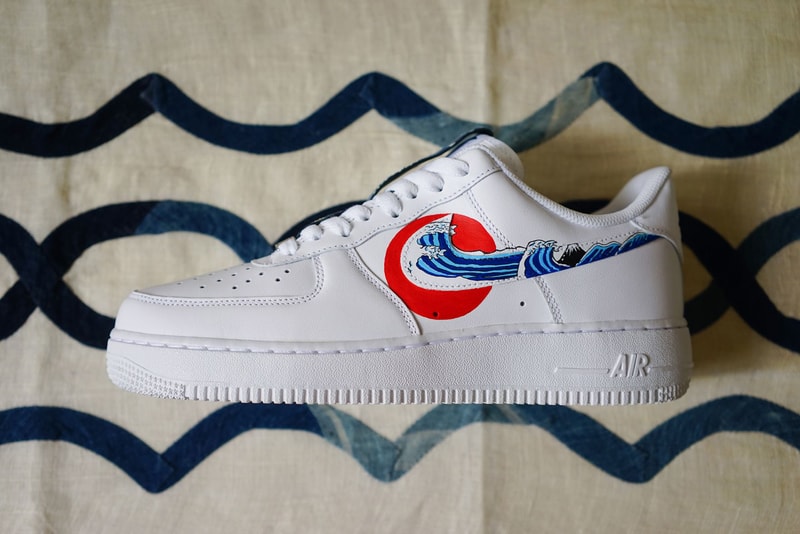 Simple Union 攜手 The Flying Hawk Studio 打造全新客製鞋款 Air Force 1「Ukiyo-E」