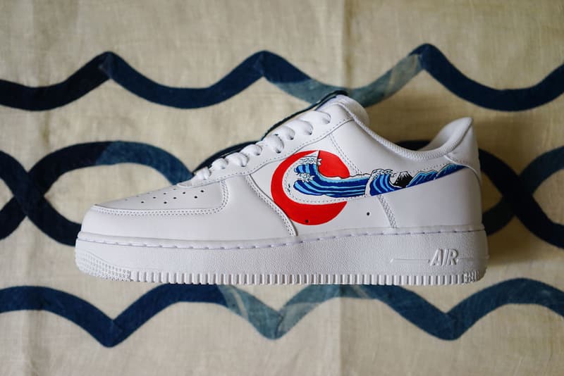 Simple Union 攜手 The Flying Hawk Studio 打造全新客製鞋款 Air Force 1「Ukiyo-E」