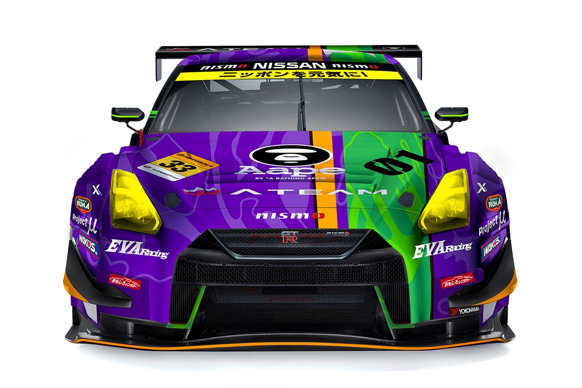 香港賽車隊 X Works x EVA Racing x AAPE 三方聯名 GT-R 最終形態曝光