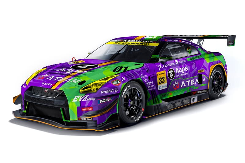 香港賽車隊 X Works x EVA Racing x AAPE 三方聯名 GT-R 最終形態曝光