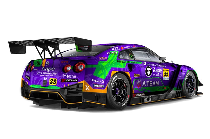 香港賽車隊 X Works x EVA Racing x AAPE 三方聯名 GT-R 最終形態曝光