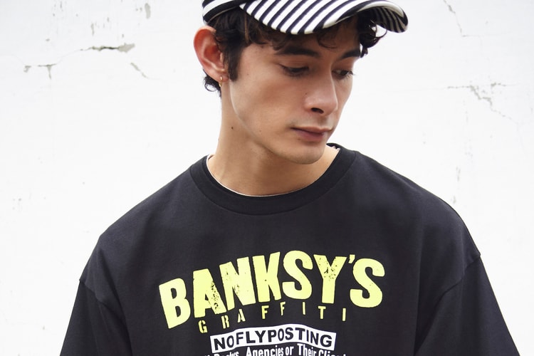 izzue x Banksy’s Graffiti 2019 年春夏聯乘系列正式登場