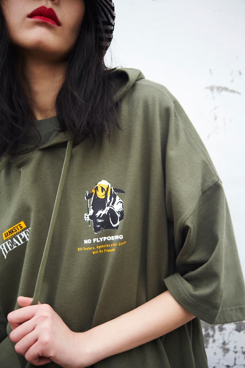 izzue x Banksy’s Graffiti 2019 年春夏聯乘系列正式登場