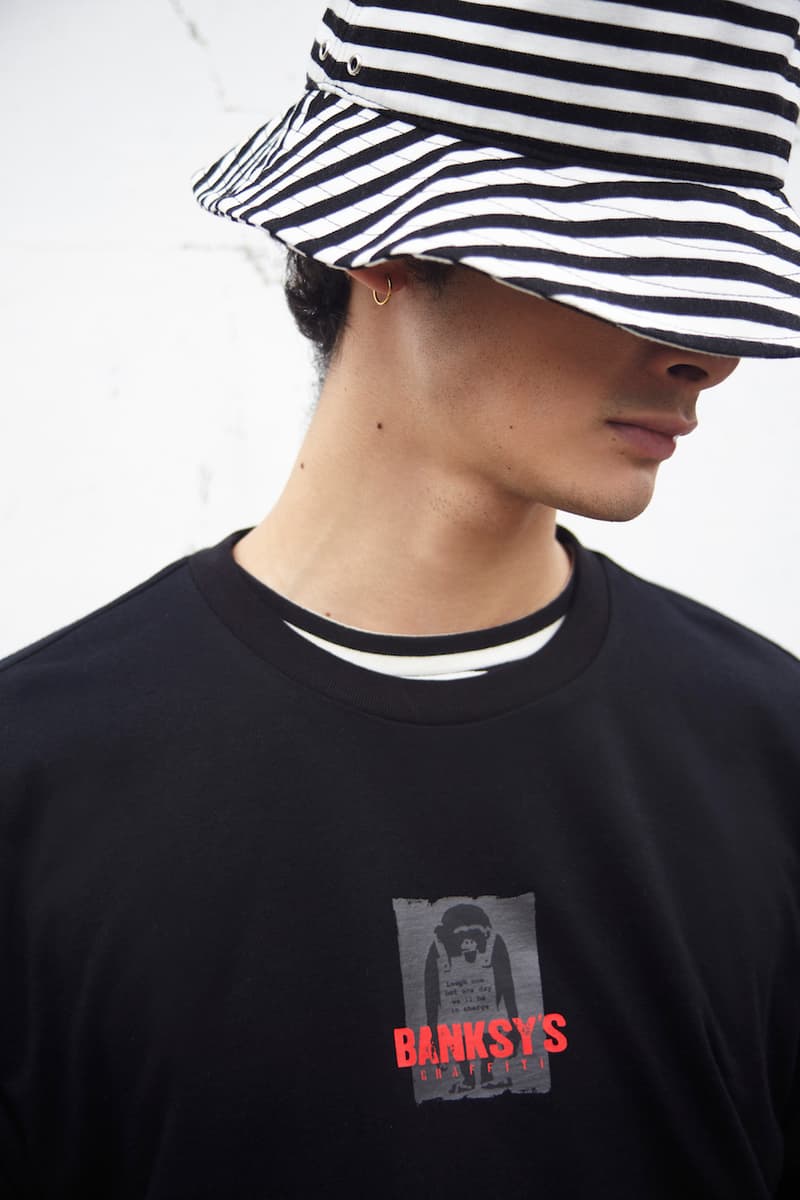 izzue x Banksy’s Graffiti 2019 年春夏聯乘系列正式登場