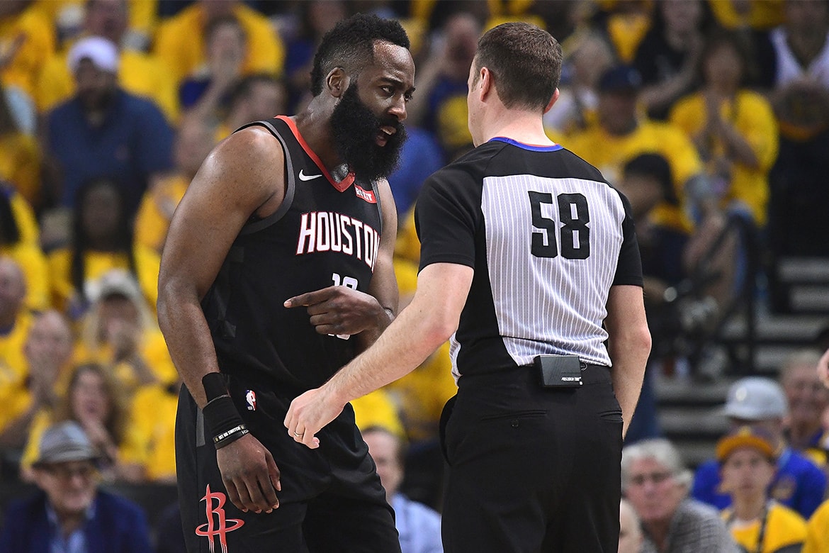 NBA 季後賽 2019 − James Harden 指出裁判多次漏判 Warriors 犯規