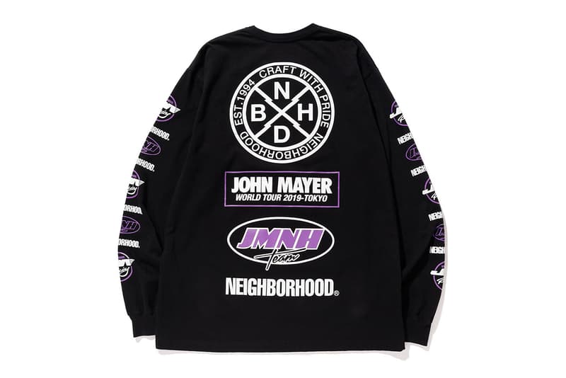 NEIGHBORHOOD 為 John Mayer 巡演日本站打造周邊別注系列