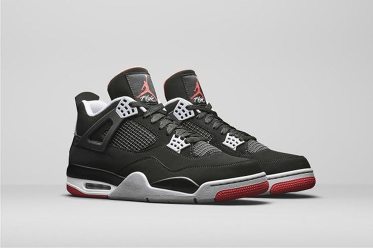 傳奇・再現!Jordan Brand 正式發佈 Air Jordan 4「Bred」最新復刻版本