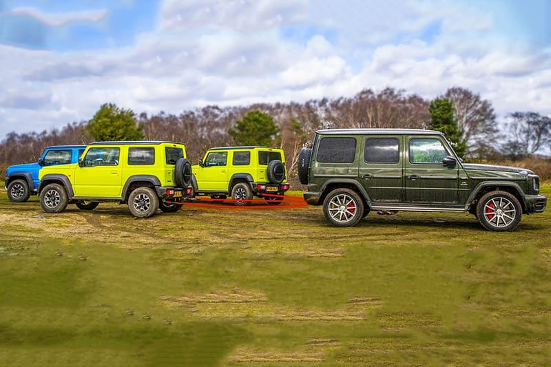 以弱勝強 − Mercedes-AMG G63 和 Suzuki Jimny 展開拉力大戰