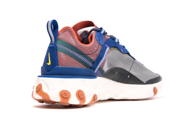 Nike React Element 87 再度迎來兩款全新配色「Dusty Peach」、「Moss」