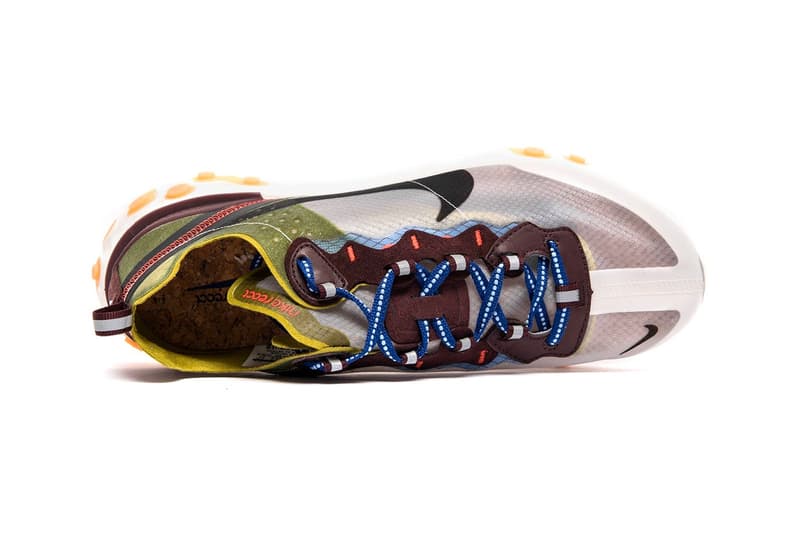 Nike React Element 87 再度迎來兩款全新配色「Dusty Peach」、「Moss」