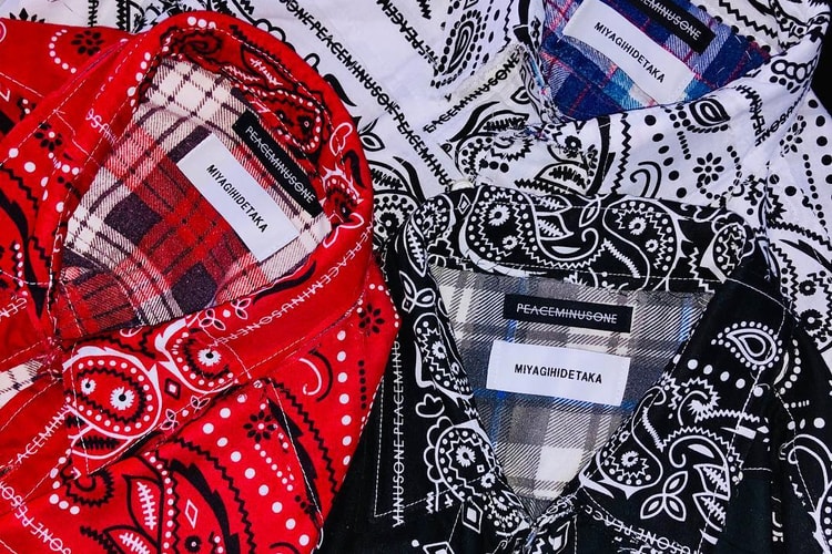 PEACEMINUSONE x MIYAGIHIDETAKA 最新聯乘企劃曝光