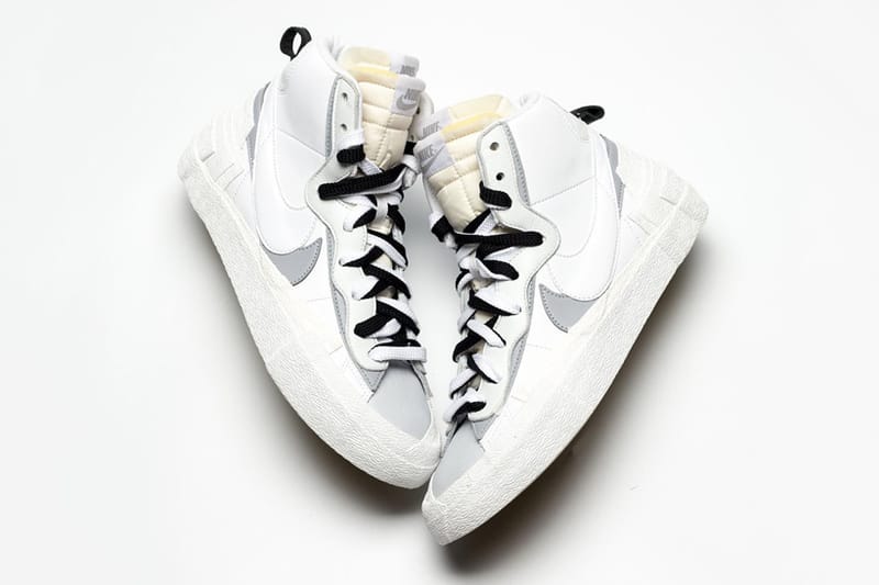 搶先預覽 sacai x Nike 全新聯乘 Blazer with the Dunk 鞋款白灰版本