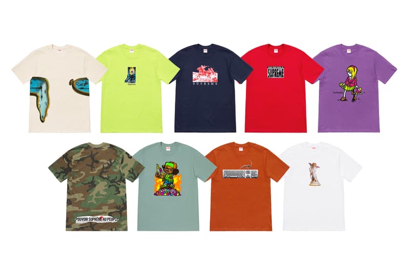 Supreme 2019 春夏最新 T-Shirt 系列發佈