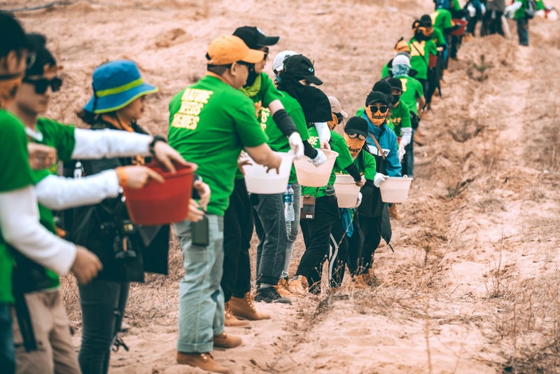 Timberland 跟潘瑋柏一同遠赴科爾沁沙漠進行植樹造林企劃