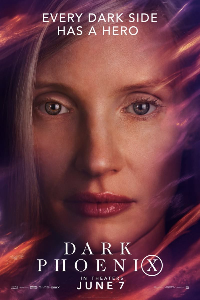 英雄・黑暗面爆發！《X-Men: Dark Phoenix》最新電影角色海報正式發佈