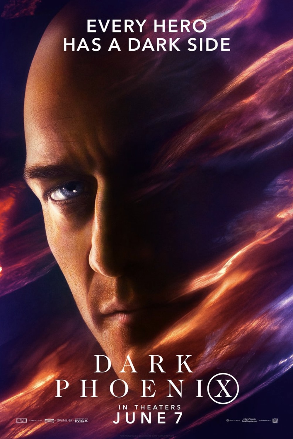 英雄・黑暗面爆發！《X-Men: Dark Phoenix》最新電影角色海報正式發佈