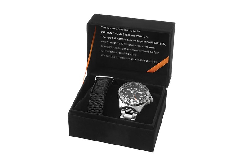 全球通用－PORTER x CITIZEN 攜手打造別注 GMT World Time 時計