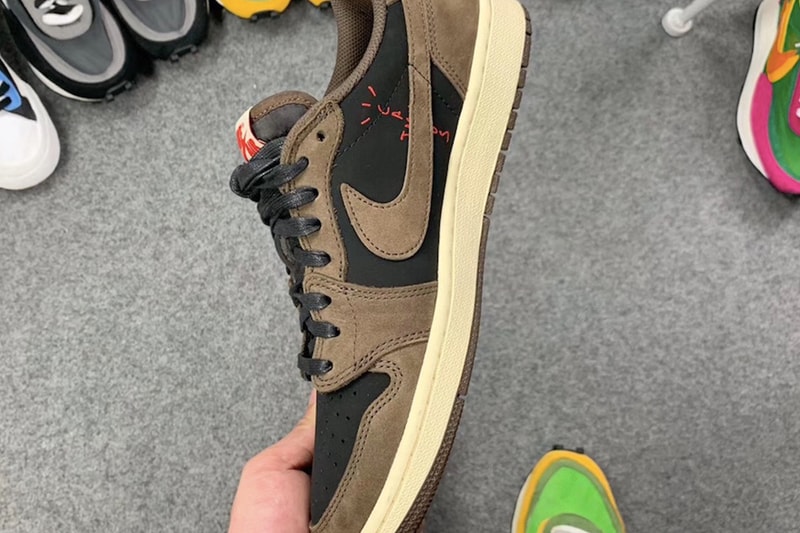 Travis Scott x Air Jordan 1 低筒版本網上細節圖片曝光！？