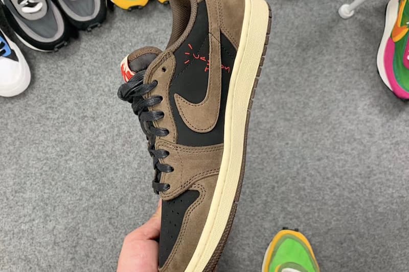 Travis Scott x Air Jordan 1 低筒版本網上細節圖片曝光!?