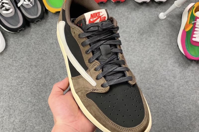 Travis Scott x Air Jordan 1 低筒版本網上細節圖片曝光!?