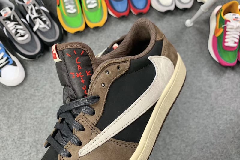 Travis Scott x Air Jordan 1 低筒版本網上細節圖片曝光!?