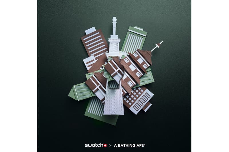 A BATHING APE® x Swatch 全新聯乘企劃登場