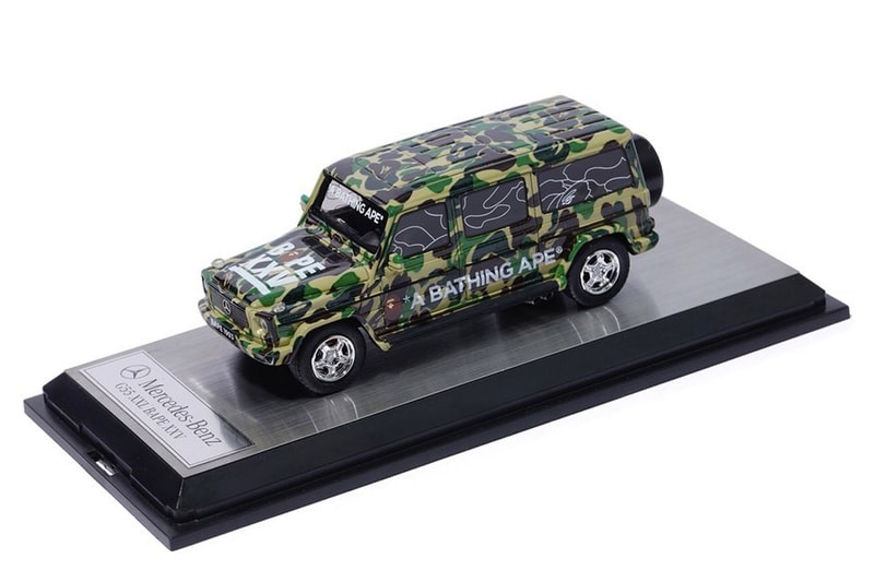 A BATHING APE® x Schuco 攜手製作迷彩 G-Class 玩具車