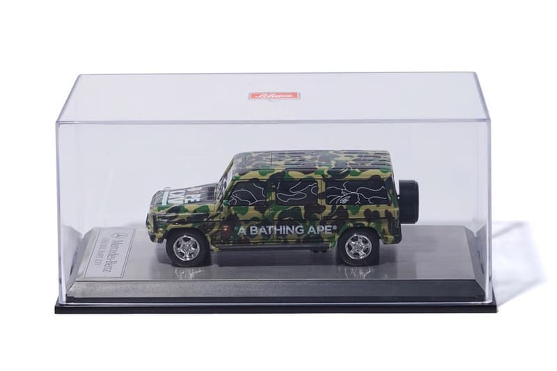 A BATHING APE® x Schuco 攜手製作迷彩 G-Class 玩具車