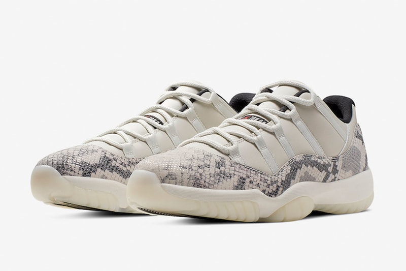 搶先預覽蛇紋 Air Jordan 11 Low「Light Bone」官方圖輯