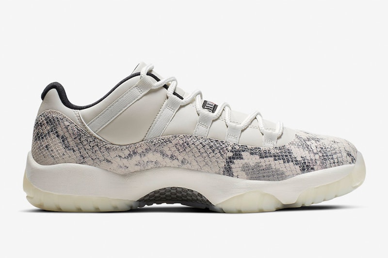 搶先預覽蛇紋 Air Jordan 11 Low「Light Bone」官方圖輯