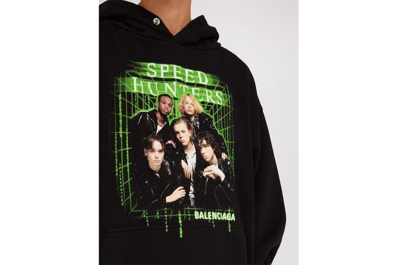 Balenciaga 最新「Speedhunters」系列連帽衫再次向《The Matrix》致敬