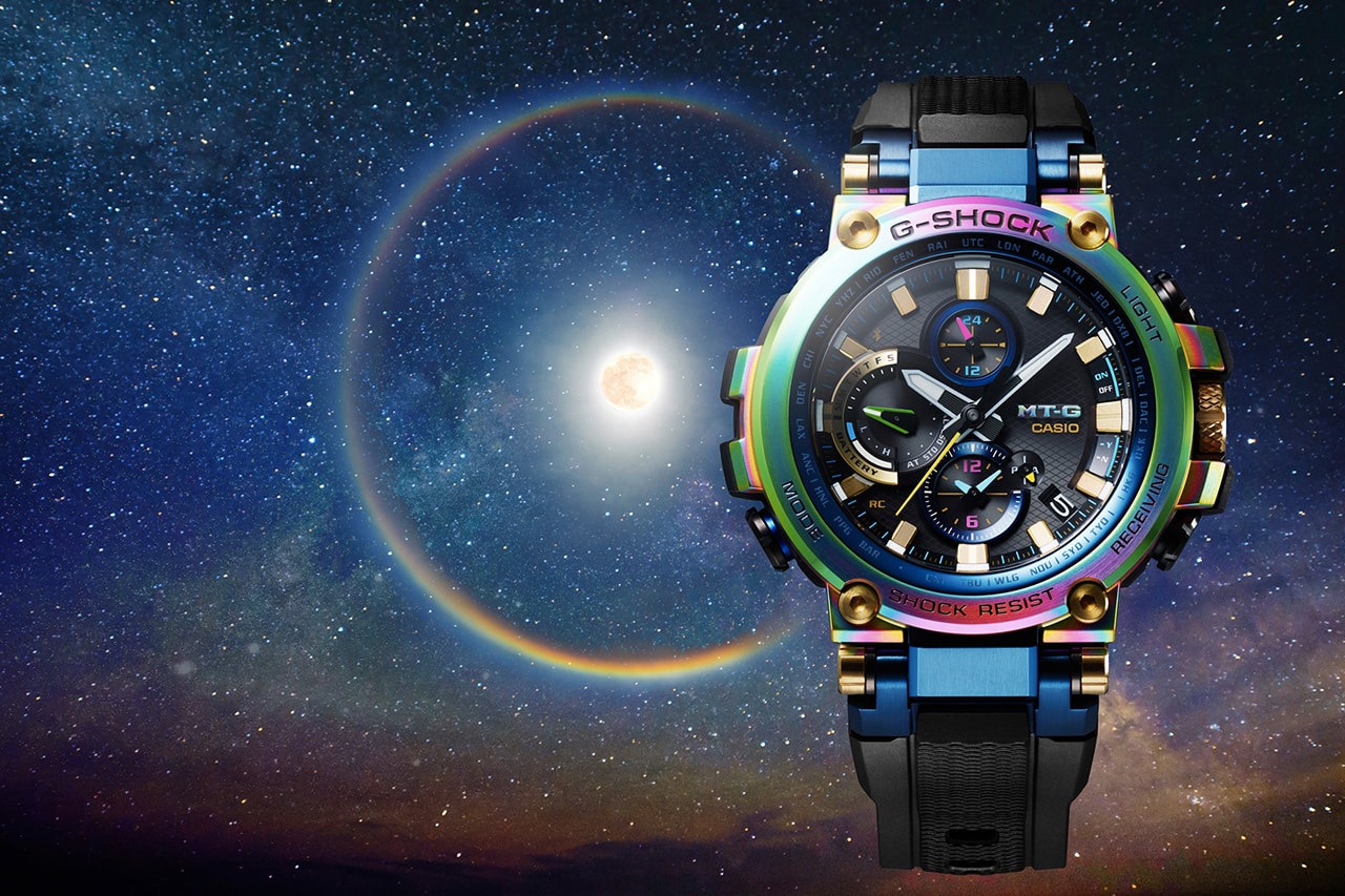 黑夜彩虹 − G-SHOCK 最新 20 週年幻彩錶殼 MT-G 手錶台灣發售情報公開