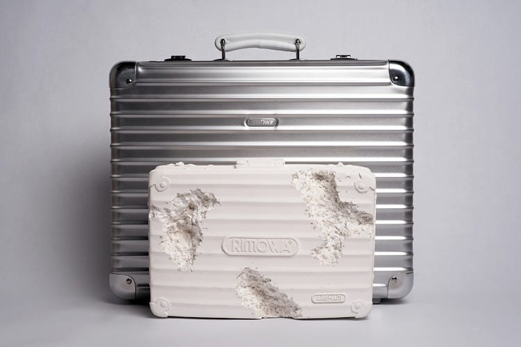 Daniel Arsham 攜手 RIMOWA 創作復古行李箱雕塑作品