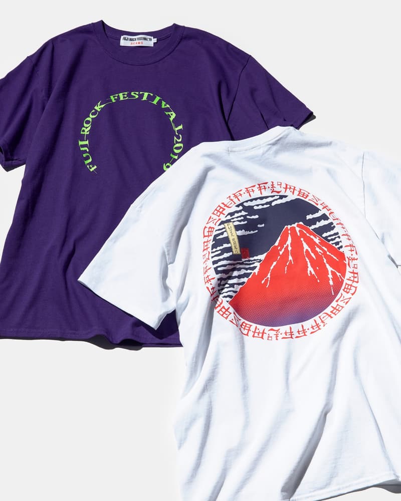 BEAMS x Fuji Rock 2019 聯乘限定 T-Shirt 系列登場