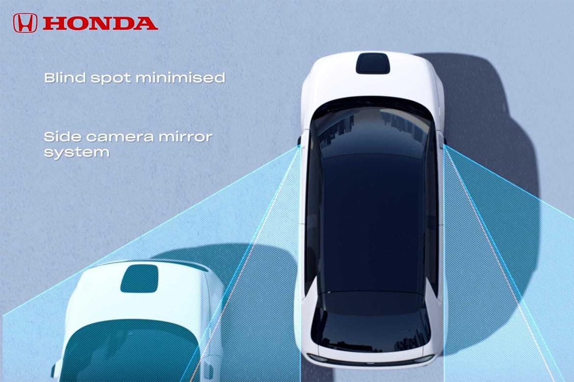 近賞 Honda 電能掀背車「Honda E」攝像頭後視鏡設計