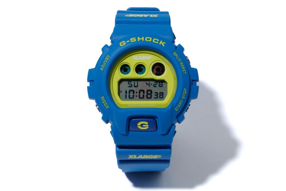 G-Shock x X-Large 攜手打造夏之配色 DW-6900 聯名錶款